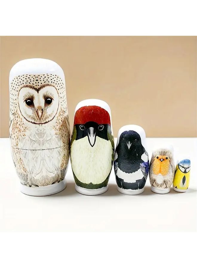 59th Matryoshka Nesting Doll Stacking Puzzle Toy Handmade Holiday Gift Home Decor - Image 4
