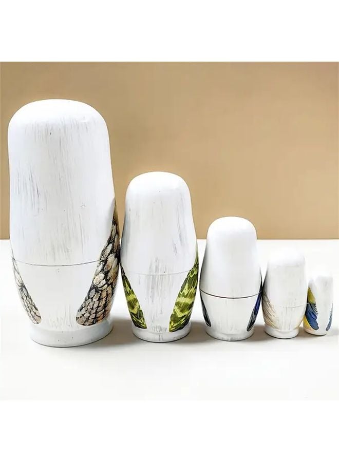 59th Matryoshka Nesting Doll Stacking Puzzle Toy Handmade Holiday Gift Home Decor - Image 5