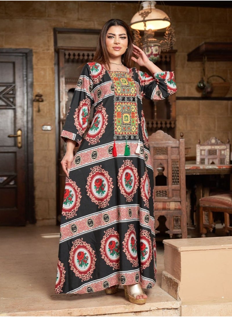 Gerenic - High-quality cotton Arab jalabiyas with an old traditional Arabic design - Image 1