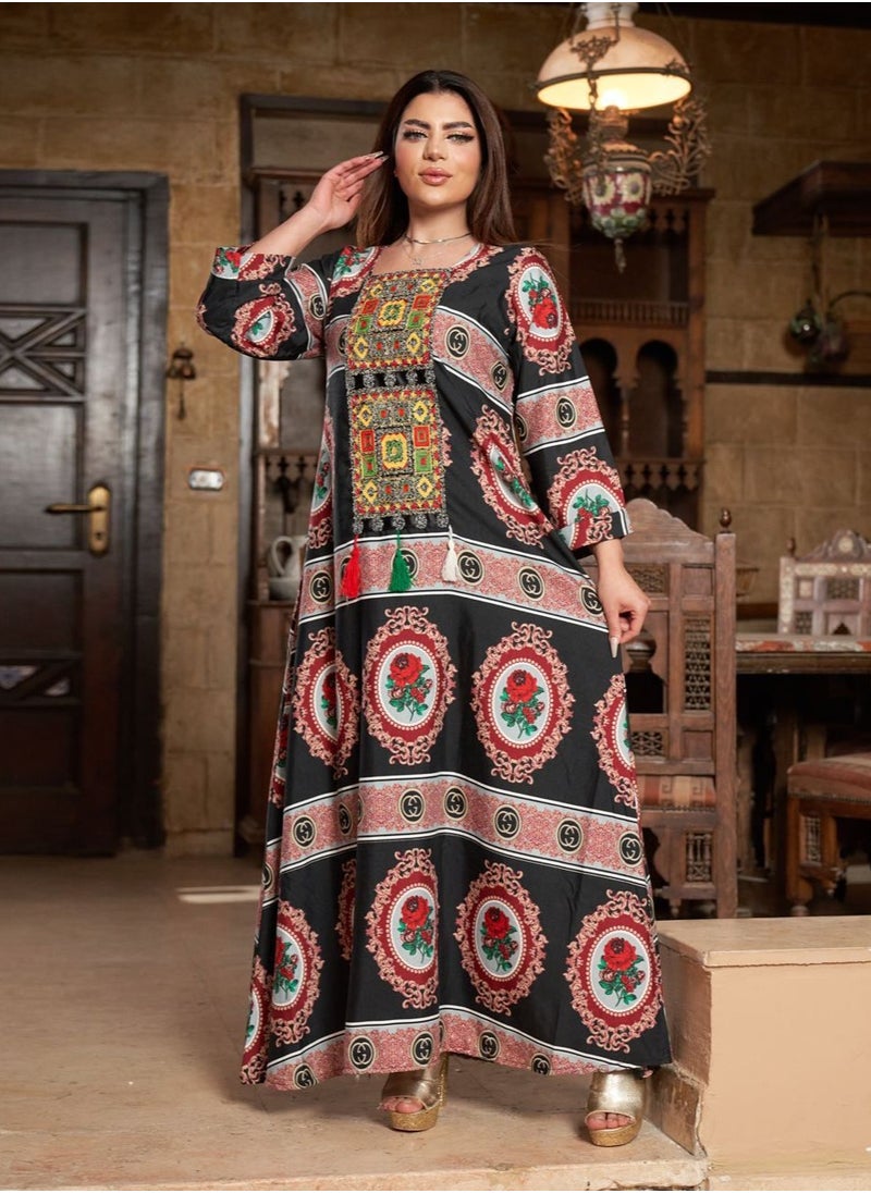 Gerenic - High-quality cotton Arab jalabiyas with an old traditional Arabic design - Image 1