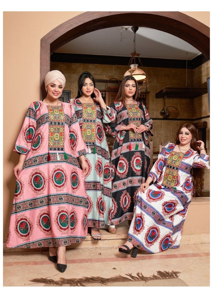 Gerenic - High-quality cotton Arab jalabiyas with an old traditional Arabic design - Image 1