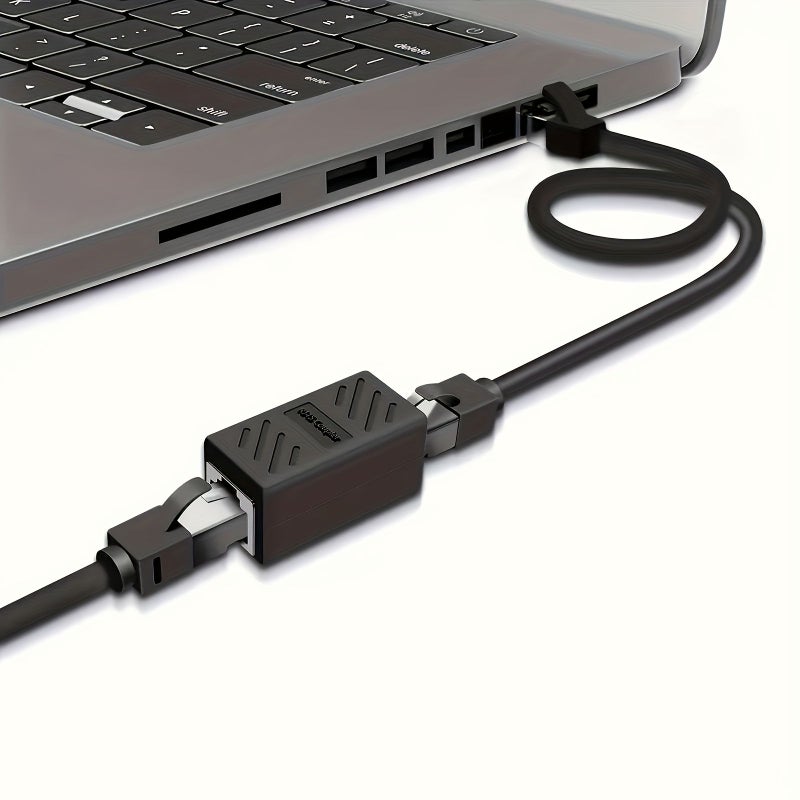 High Speed RJ45 Ethernet Coupler 2pcs For Cat7 Cat6 Cat5 Cables - Image 2