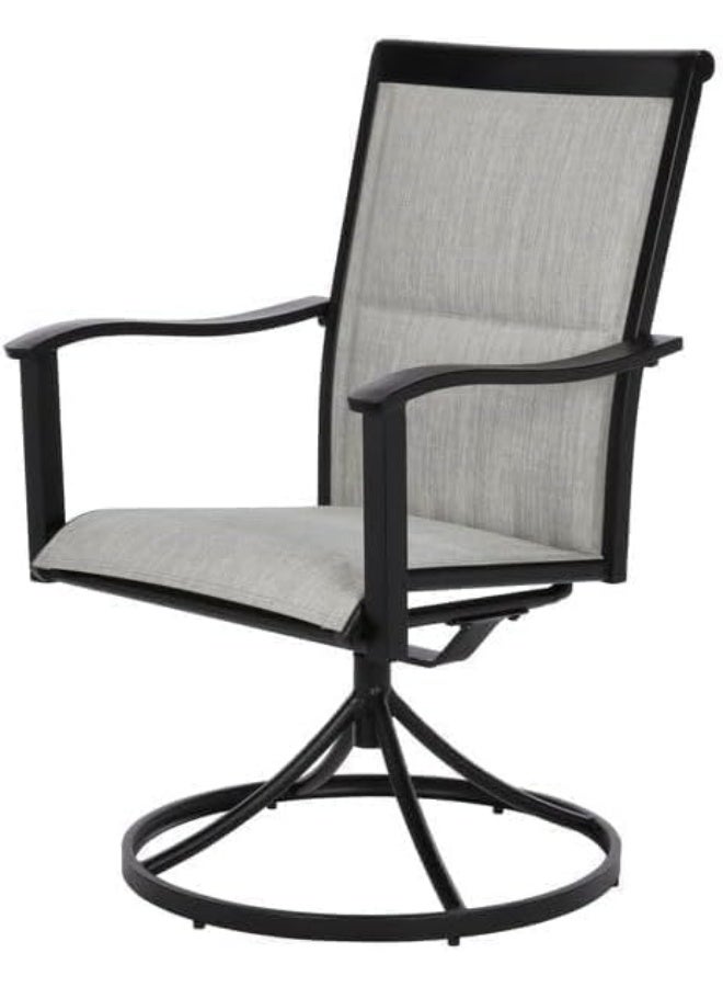 Harmony Home طقم طعام خارجي من هارموني هوم، 4 كراسي دوارة، طاولة مربعة - Image 5