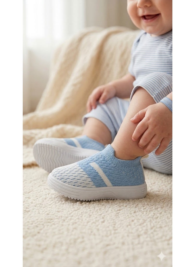 Kids Slip-On Sneakers – Breathable Lightweight Knit Shoes for Everyday Wear - Image 3