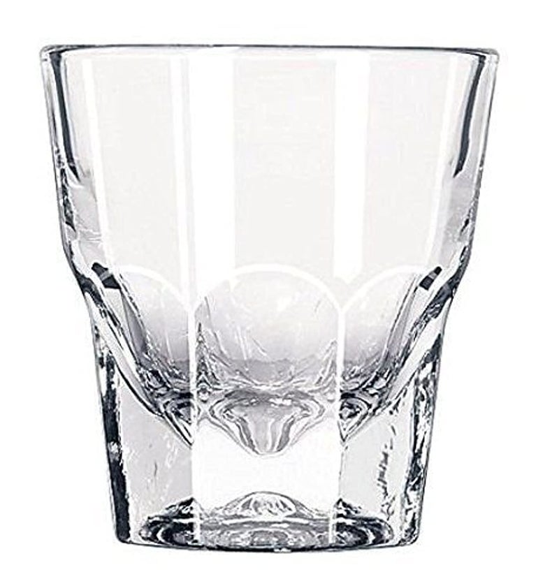 Rococo Designs Set of Two Duratuff Cortado Glasses | Gibraltar Rocks Glass 4.5 OZ ~Paper Coasters Included~ - Image 1