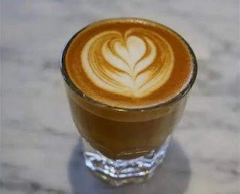Rococo Designs Set of Two Duratuff Cortado Glasses | Gibraltar Rocks Glass 4.5 OZ ~Paper Coasters Included~ - Image 5