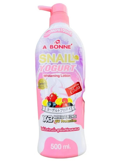 Snail Yogurt Whitening Lotion X3 WHITENING 500 ml