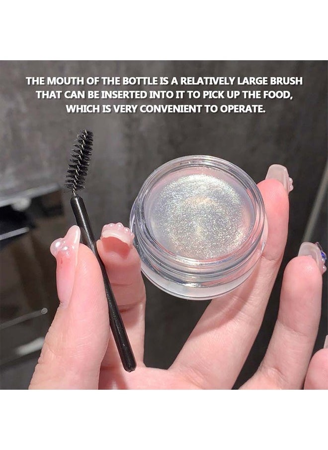 SHAQINUO Stereoplastic Eyebrow- Styling Cream, Long-Lasting, Clear Eye Brow Gel Waterproof & Long Lasting, Eyebrow Styling and Brow Pomade Gel With Brush  - Image 5