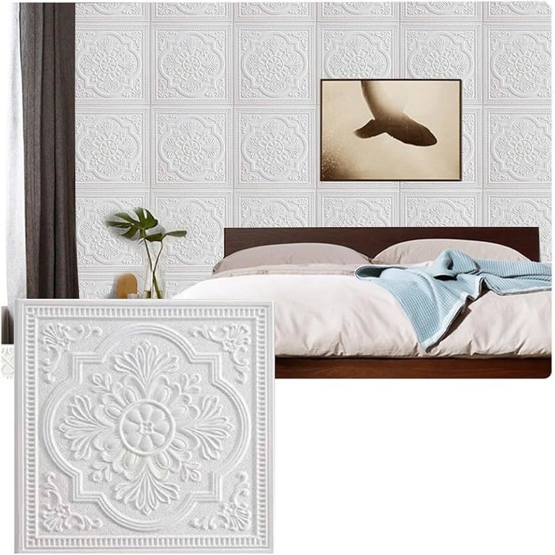 3D Self Adhesive Wall Panels Soft PE Foam Brick Stone Tile Stickers Waterproof Soundproof DIY Decor 10 Pcs - Image 3