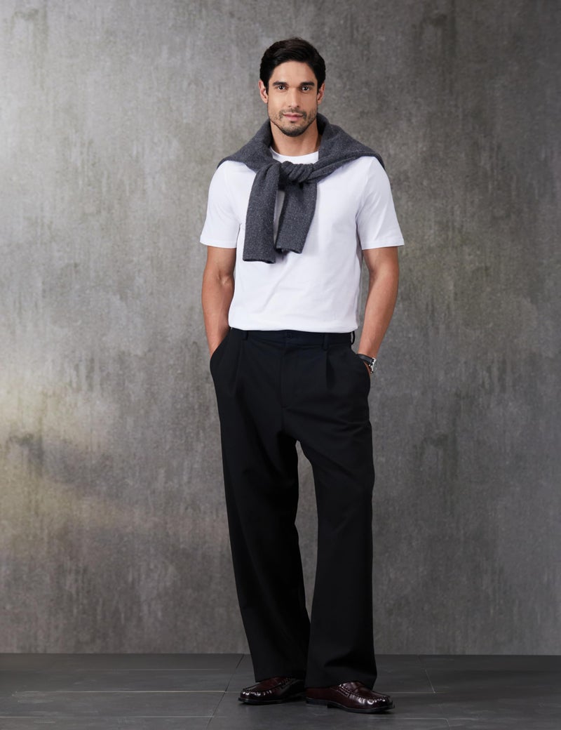 Marks & Spencer تي شيرت ماركس آند سبنسر للرجال بقصة عادية (60581511011_أبيض 2XL) - Image 2
