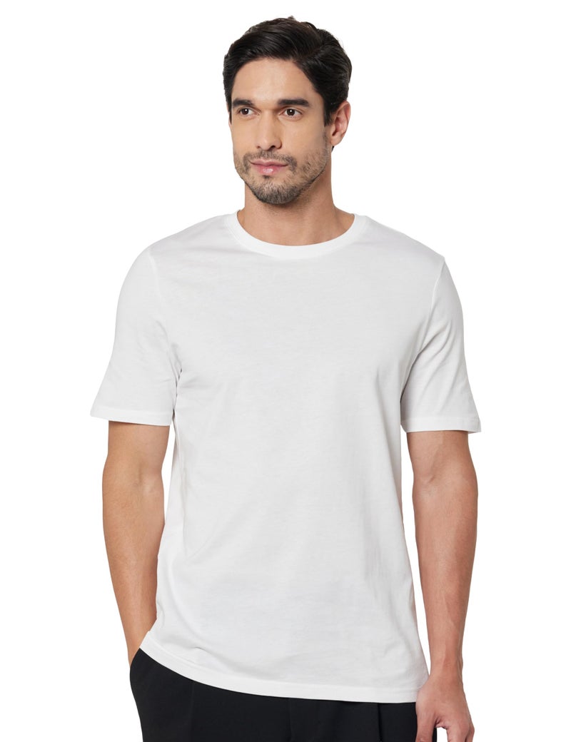 Marks & Spencer تي شيرت ماركس آند سبنسر للرجال بقصة عادية (60581511011_أبيض 2XL) - Image 1