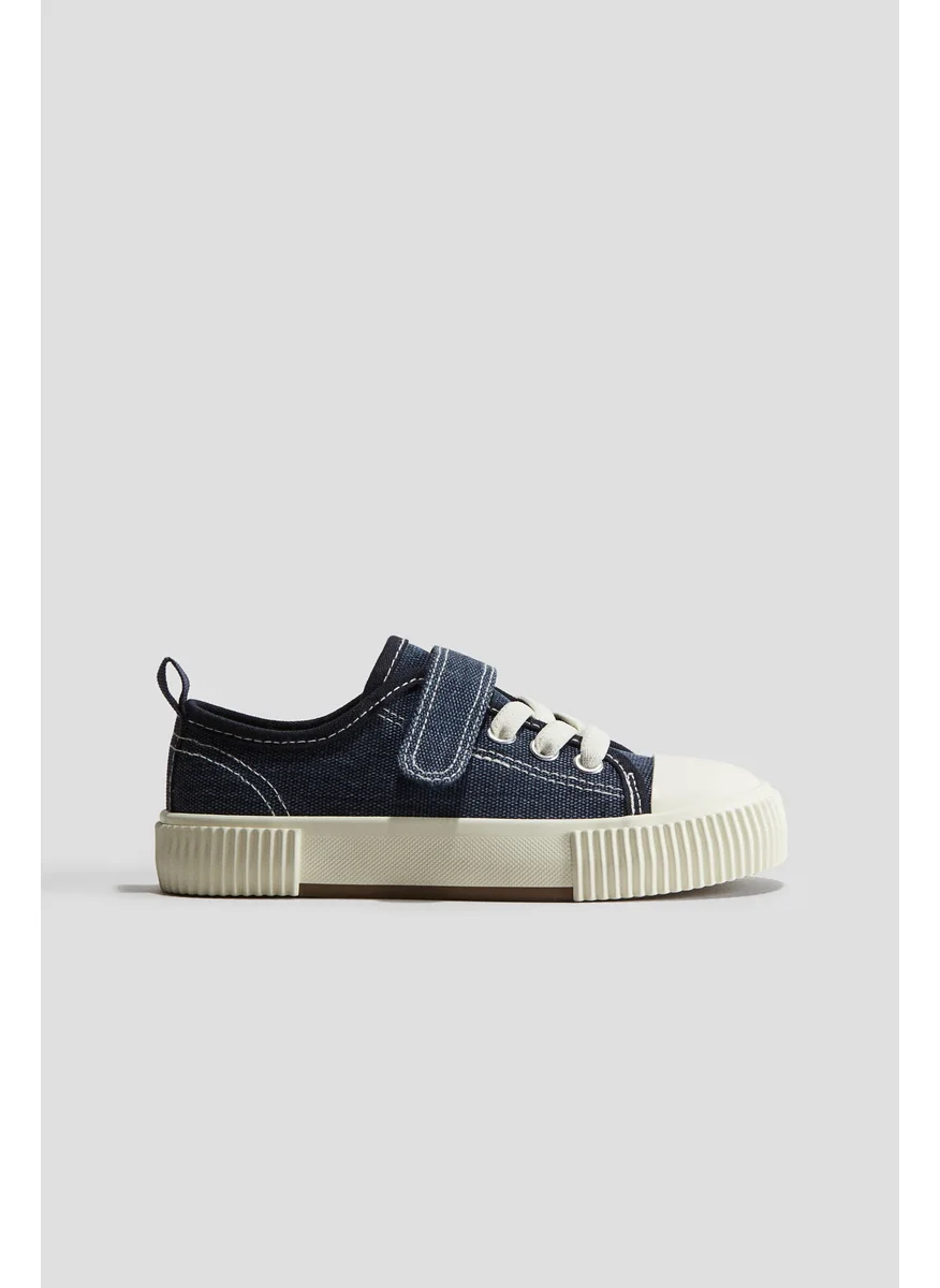 اتش اند ام Cotton Canvas Trainers