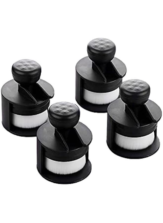 Generic 4Pack Flat top Craft Ink Blending Brushes Blender, Ink Blending Tool, Blending Brush for Paper Crafter,with stand（Small Model,Brush Head Diameter 1.5 inches） - Image 1
