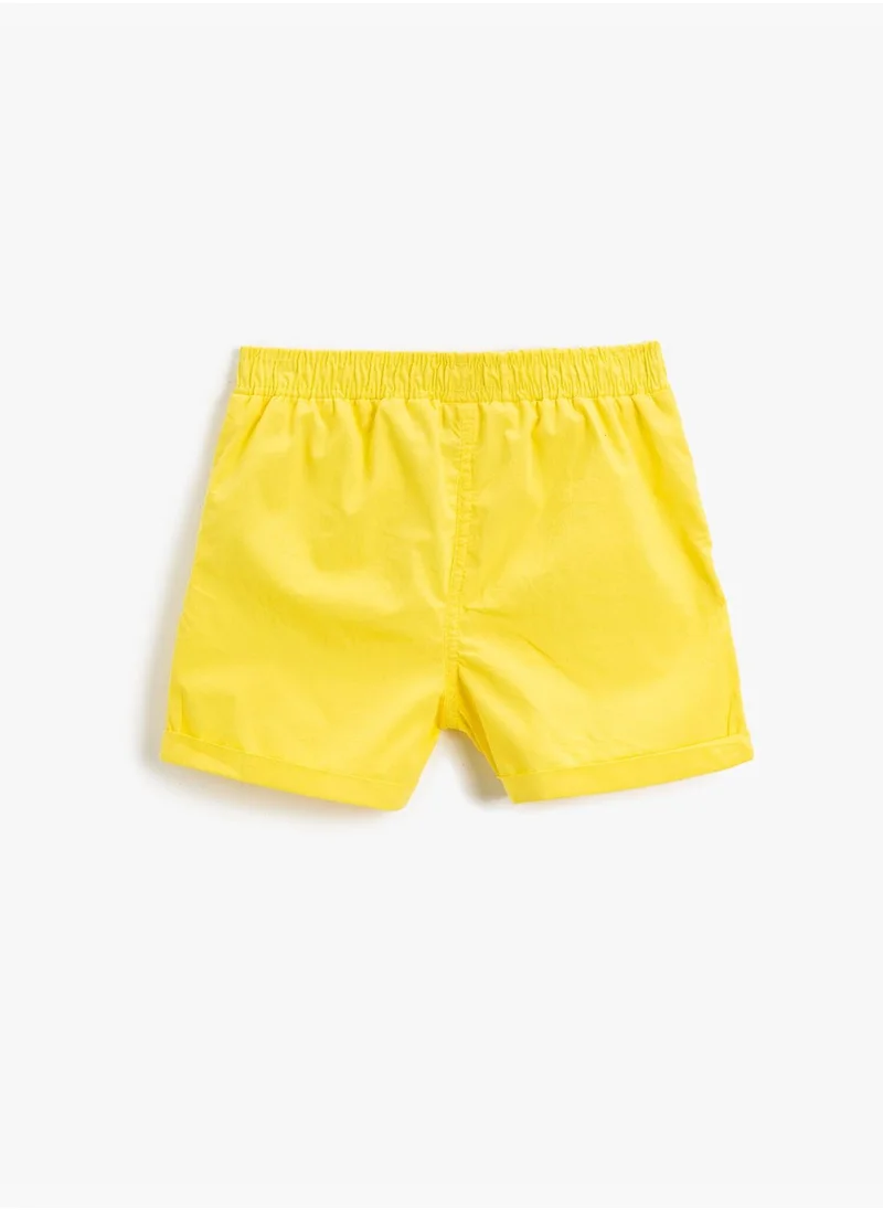 كوتون Pocket Shorts Cotton