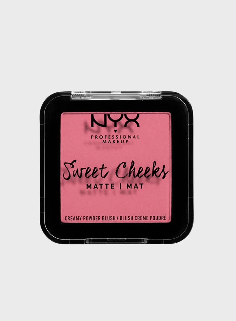NYX PROFESSIONAL MAKEUP Sweet Cheeks Creamy Powder Blush -Rose & Play