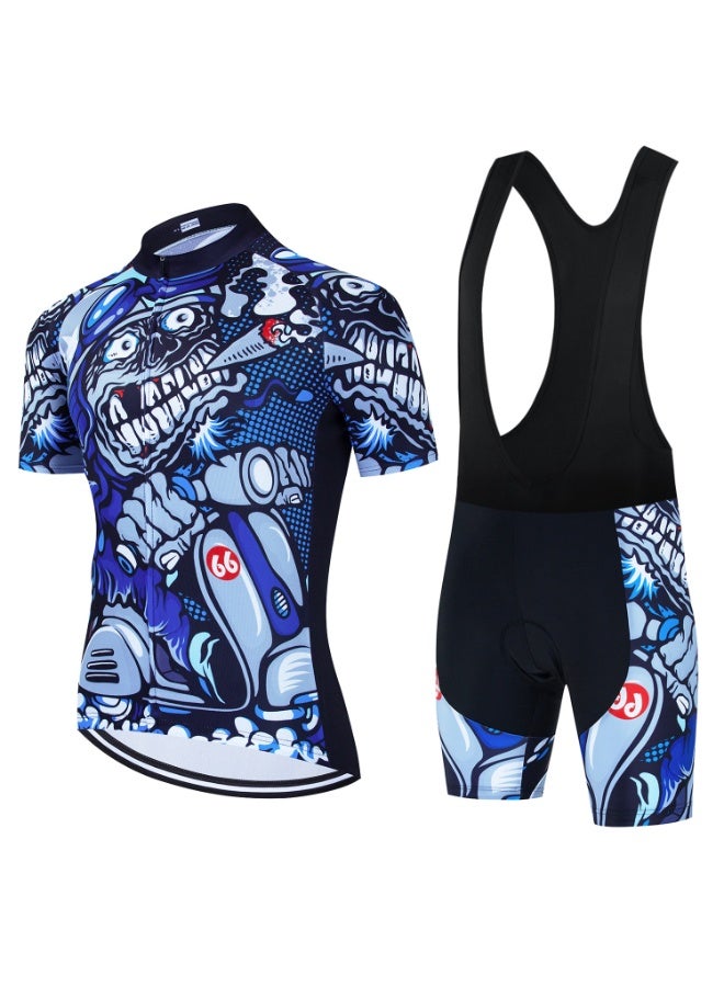 KUYING Summer Short Sleeved Cycling Suit Set - Image 1