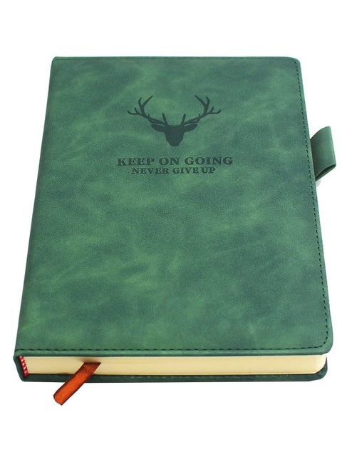 A5 Notebook Journal Hardcover Executive Diary with Premium Thick Paper, College Lined Journal, 8.3"×5.7", 360 Page, Perfect for Office Home School Business Writing Note Taking (Green)