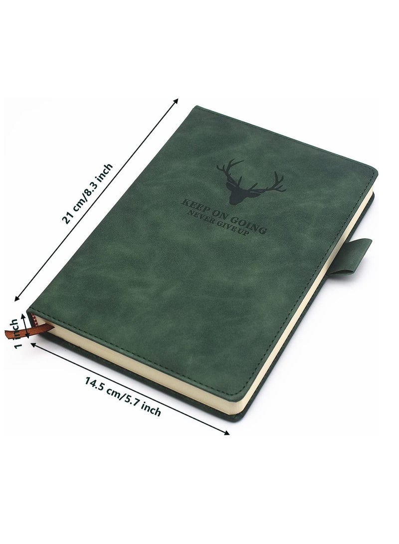 Excefore A5 Notebook Journal Hardcover Executive Diary with Premium Thick Paper, College Lined Journal, 8.3"×5.7", 360 Page, Perfect for Office Home School Business Writing Note Taking (Green)  - Image 5