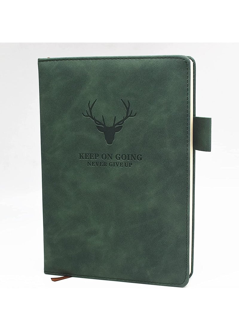 Excefore A5 Notebook Journal Hardcover Executive Diary with Premium Thick Paper, College Lined Journal, 8.3"×5.7", 360 Page, Perfect for Office Home School Business Writing Note Taking (Green)  - Image 4