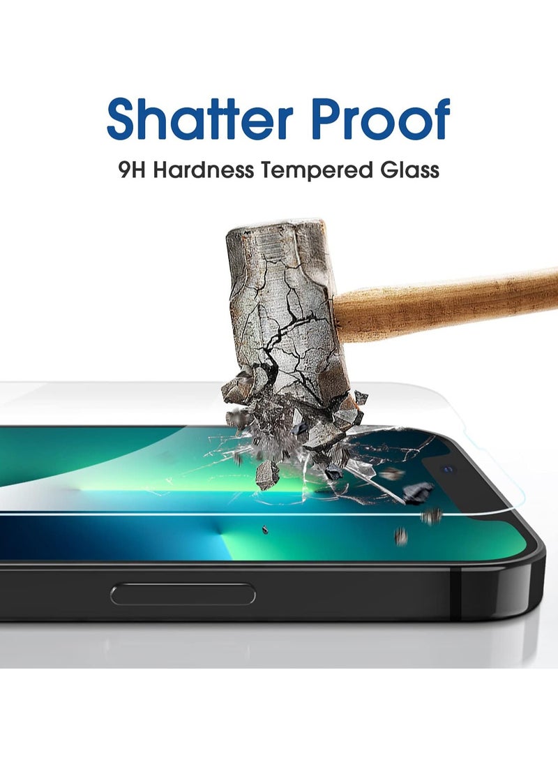 Amfilm - amFilm Screen Protector OneTouch Compatible with iPhone 13 Pro Max 6.7", Dynamic Island Compatible- with Easy Installation Kit, Full Coverage Case Friendly, Tempered Glass, 2 Pack - Image 1