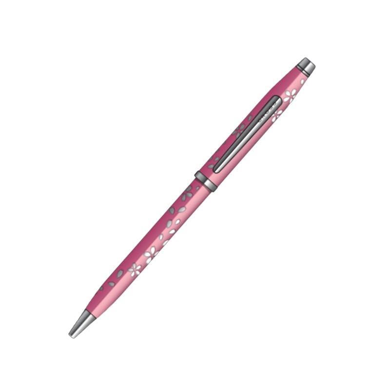 CROSS AT0082-162 Oily Ballpoint Pen, Oil Based, Sakura Collection, Century II, DAYLIGHT Pink, Limited Edition - Image 1