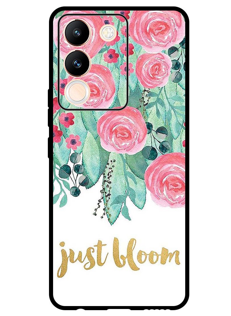 Theodor Protective Case Anti Scratch Shock Proof Bumper Cover For Vivo Y200 Just Bloom - Image 1