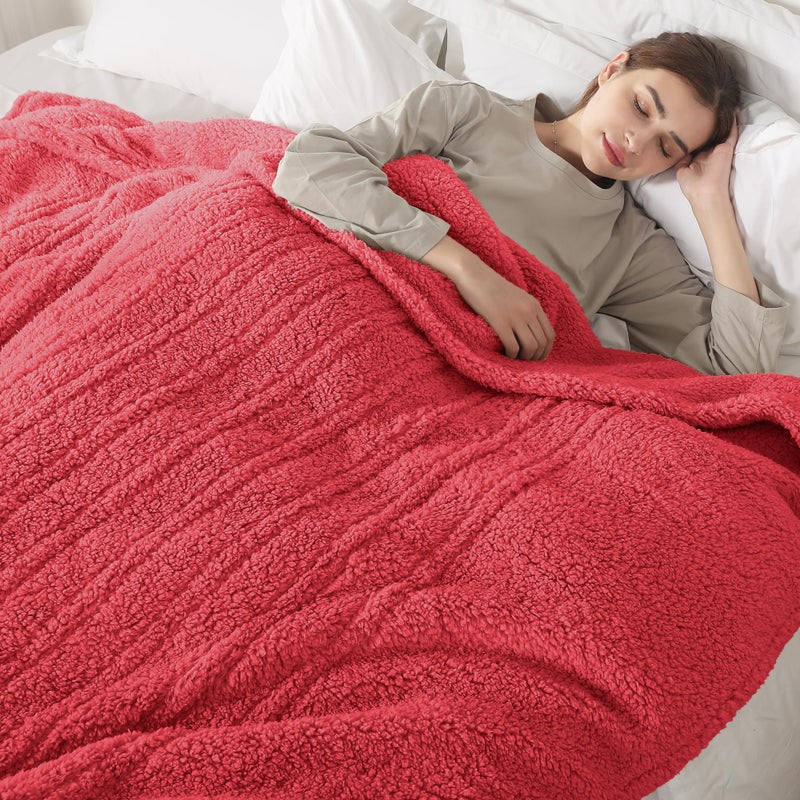 ESTINGO Full Size Heated Blanket, Electric Heated Blanket with 6 Heating Levels & 1-10 Hours Adjustable Timer, Ultra Soft and Thick Washable Full Electric Blanket for Bed, 72"X84", Rose Pink - Image 1