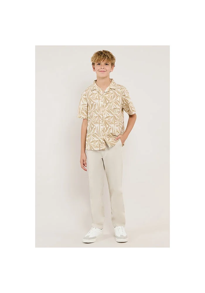 R&b Solid Trousers with Button Closure