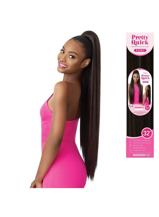 Outre Wrap Ponytail Pretty Quick Nadirah 32" (S1B/30) - Image 3