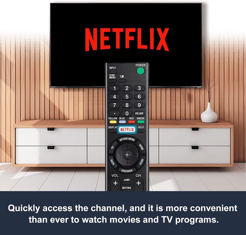 YOSUN Universal Remote for Sony-TV-Remote-Control, Replacement for All Sony Bravia Smart LCD LED HD TV Remote, with Netflix Buttons - Image 5