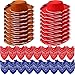 Unittype 18 Sets Cowboy Hats and Bandanas Bulk Kids Western Cowboy Costume Accessories Kids Party SuppliesBrown Red Blue - Image 2