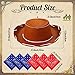 Unittype 18 Sets Cowboy Hats and Bandanas Bulk Kids Western Cowboy Costume Accessories Kids Party SuppliesBrown Red Blue - Image 4
