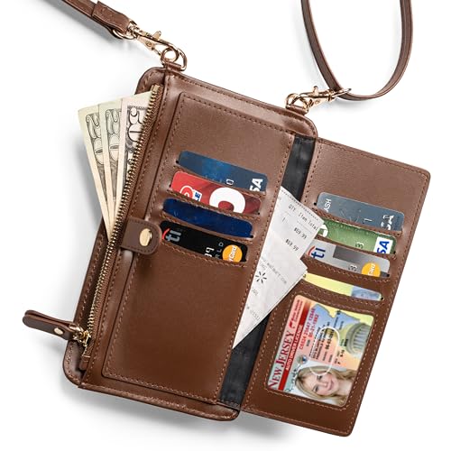 Claasico Crossbody Phone Purse for Women – RFID Phone Case Wallet w/Magnetic Closure & Separate Zipper Pocket Crossbody Bag - Image 2