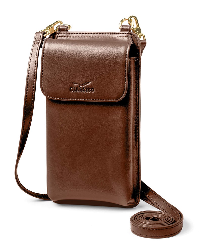 Claasico Crossbody Phone Purse for Women – RFID Phone Case Wallet w/Magnetic Closure & Separate Zipper Pocket Crossbody Bag - Image 1