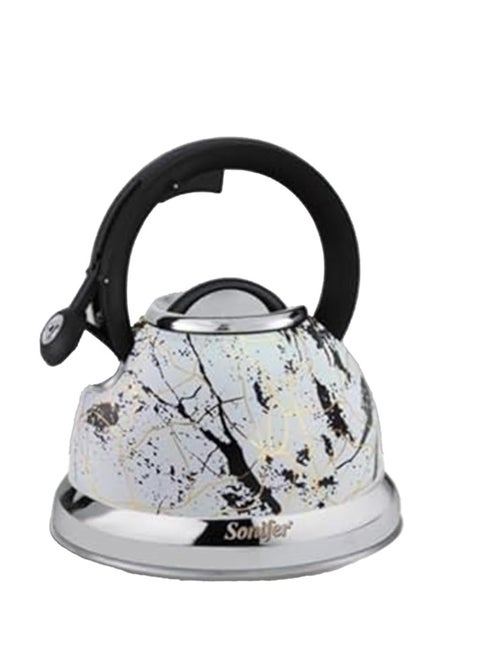 Sonifer SF-2516 Stainless Steel Whistling Kettle – 3.5L Stovetop Tea Kettle with Heat-Resistant Handle, Fast Boiling, Durable & Rust-Resistant Design