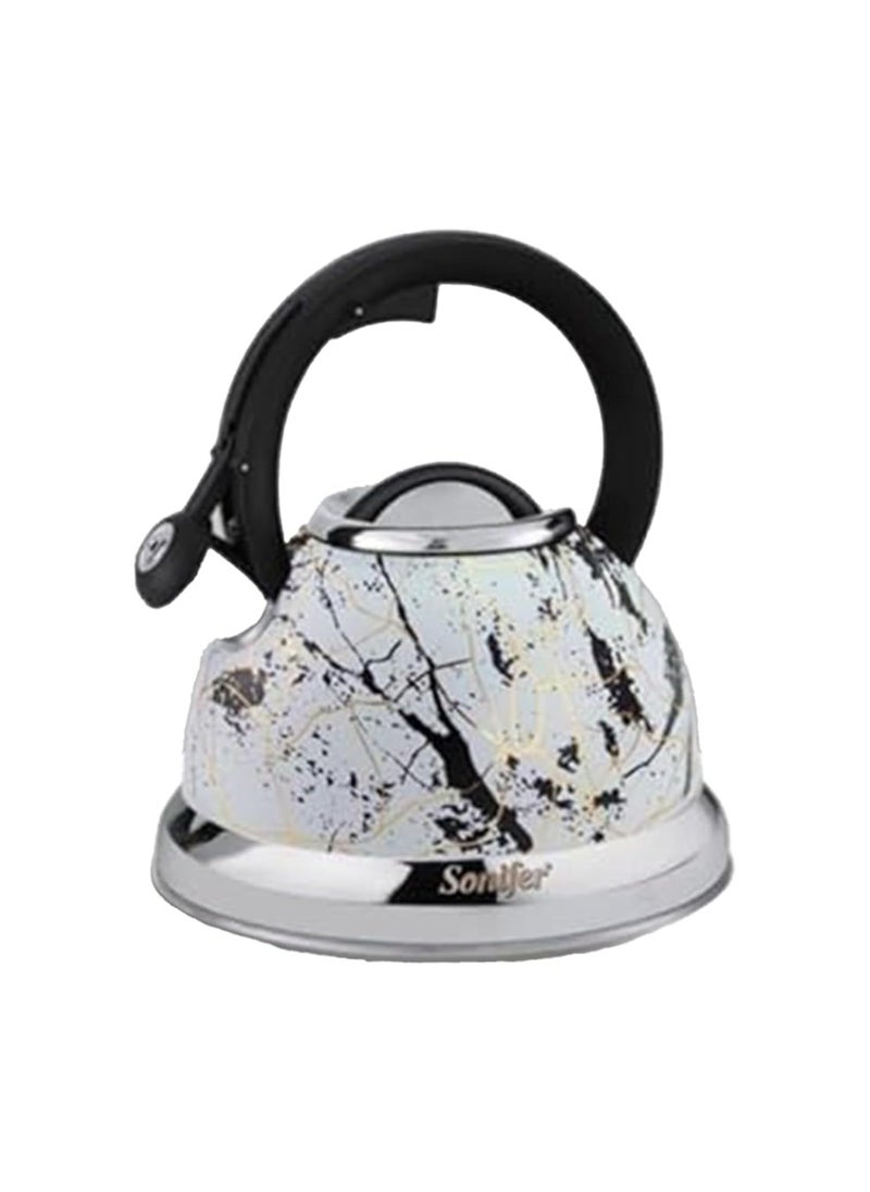 Sonifer - Sonifer SF-2516 Stainless Steel Whistling Kettle – 3.5L Stovetop Tea Kettle with Heat-Resistant Handle, Fast Boiling, Durable & Rust-Resistant Design - Image 1