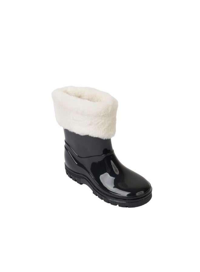 جيليز بوط بفرو للمطر للاطفال اولاد وبنات - Image 2