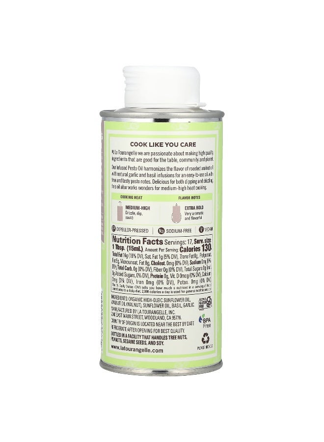 La Tourangelle La Tourangelle, Infused Pesto Oil, 8.45 fl oz (250 ml)  - Image 2