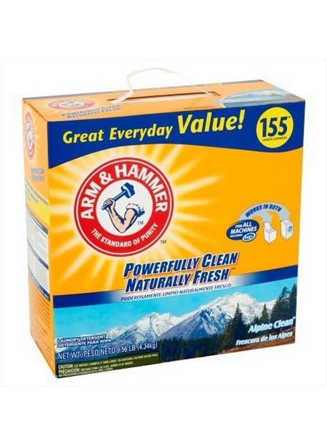 Arm & Hammer Powder Laundry Detergent - Alpine Clean - 155 Loads 
