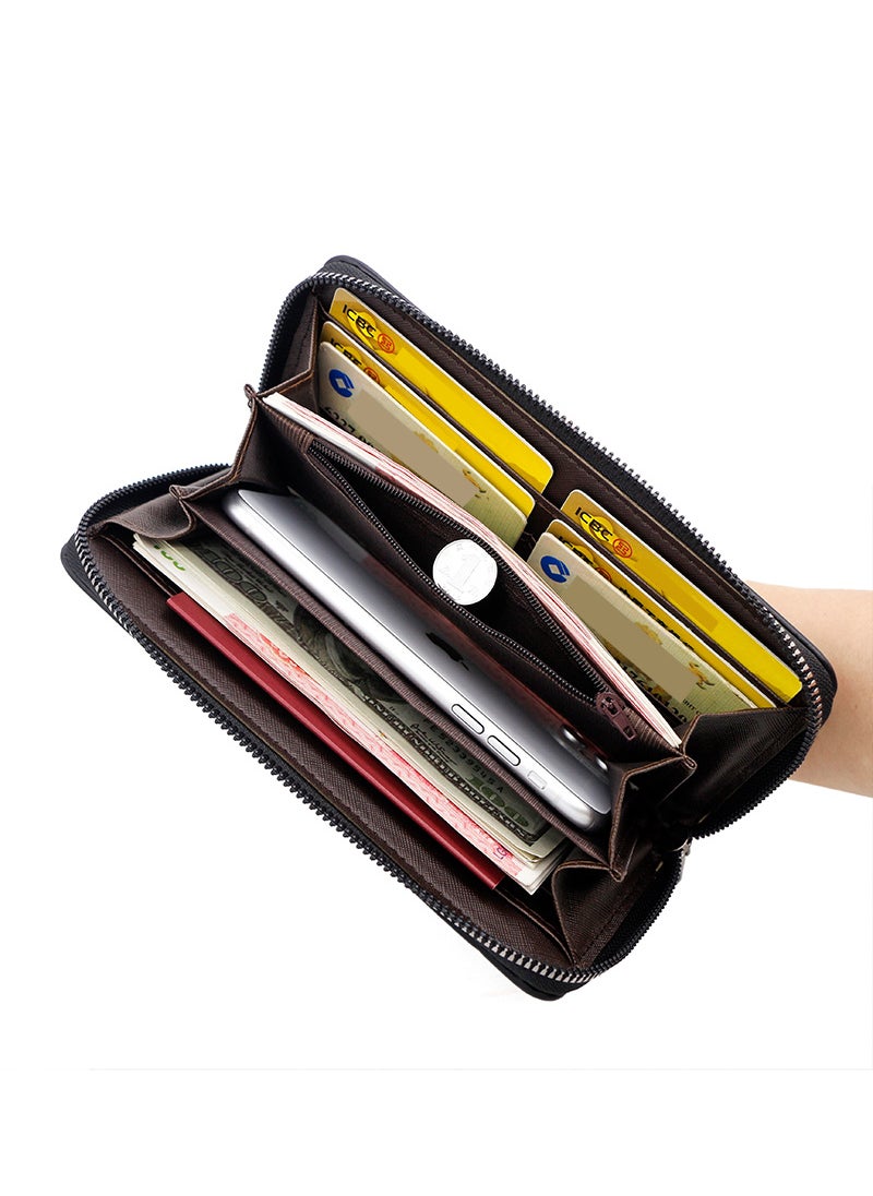 Sharpdo - Women's Large Capacity Long Wallet Handbag - Image 1