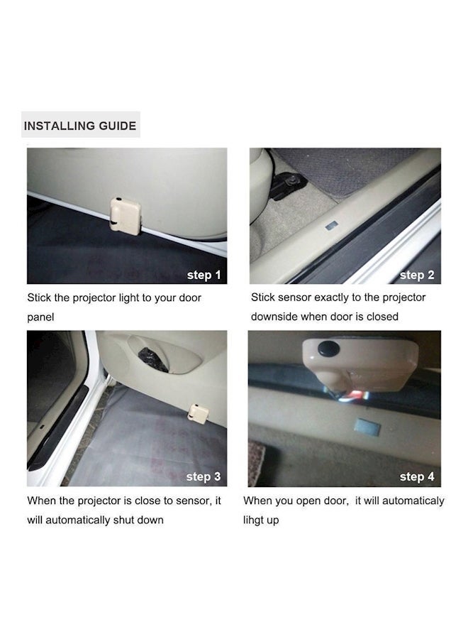 Loquat 2-Piece Wireless LED Projector Welcome Shadow Light - Image 5