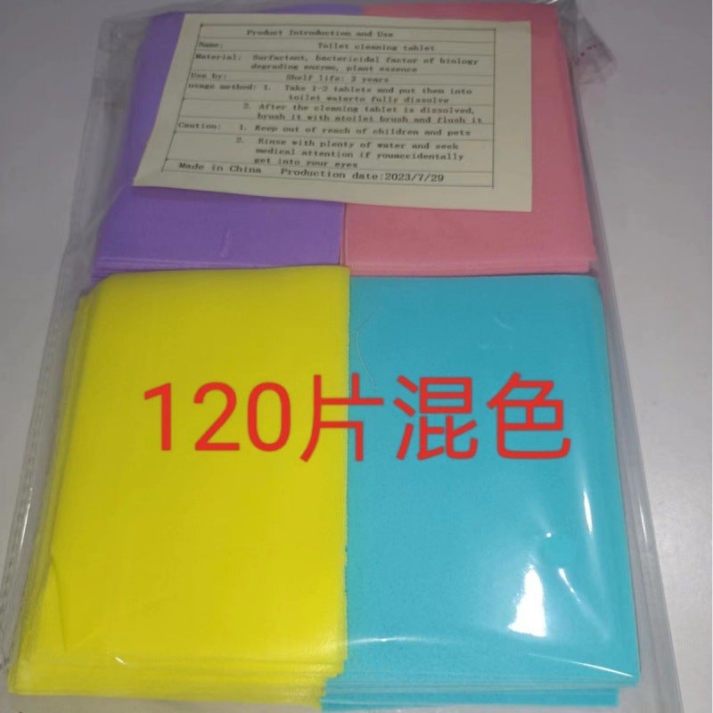 Toilet Cleaning Tablets Household Strong Stain Removal And Urine Scale Effervescent Tablets Deodorant Taste Toilet Toilet Cleaning Spirit Manufacturers - Image 3