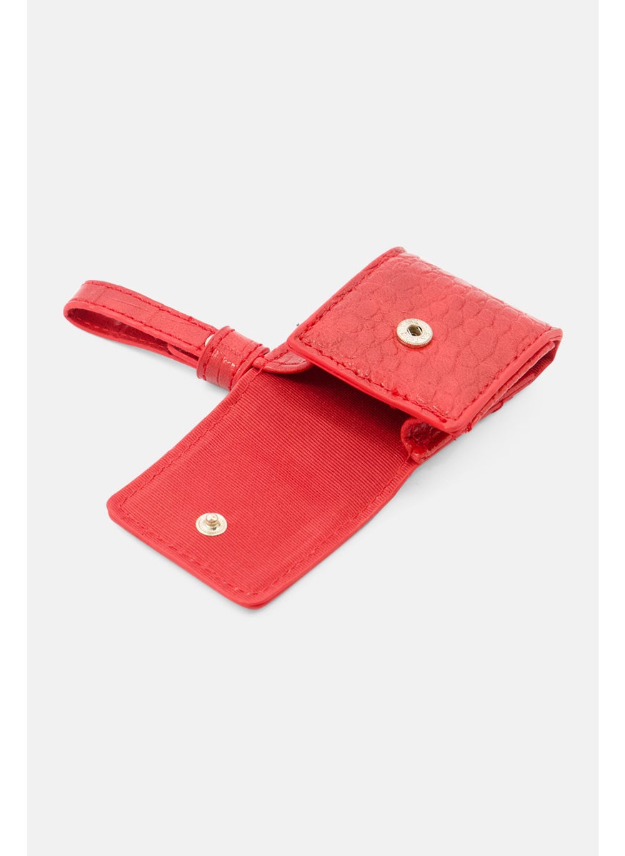 Don't Call Me Jennyfer - Leather Airpods Case, Red - Image 1
