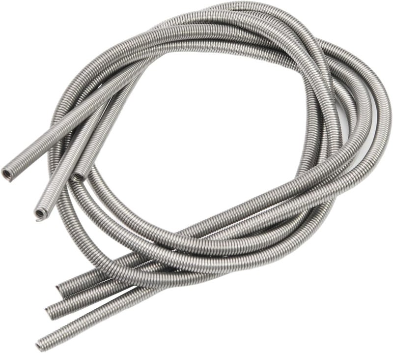 Fielect Heating Element Coil Wire 220V 3000W Resistance Wire Furnace Heater Wire FeCrAl Silver Heat-resistant Wire Length 800mm,3Pcs - Image 1