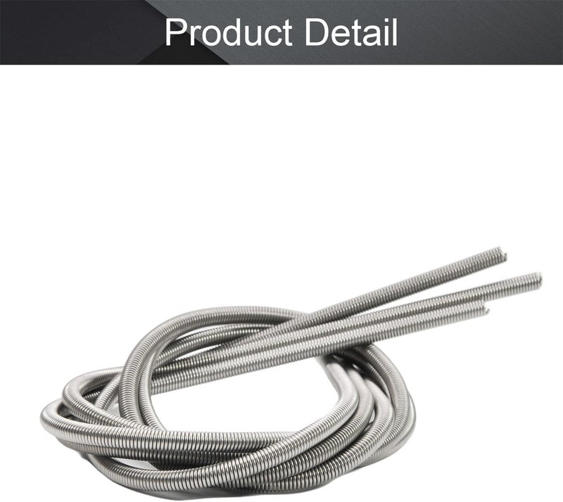Fielect Heating Element Coil Wire 220V 3000W Resistance Wire Furnace Heater Wire FeCrAl Silver Heat-resistant Wire Length 800mm,3Pcs - Image 4