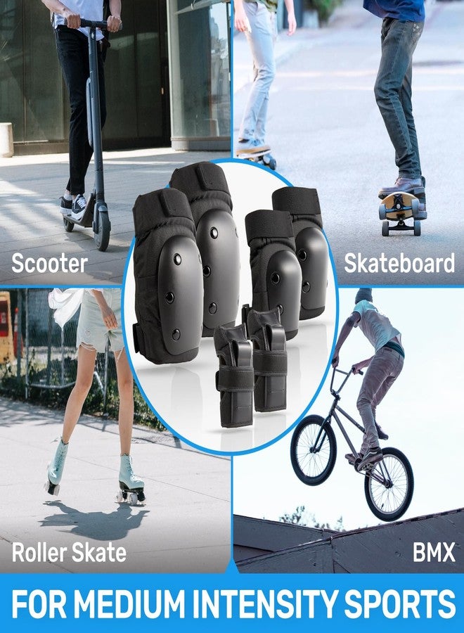 Elos Skateboard Wrist Guards for Adults & Kids - Durable & Comfortable Protective Gear for Roller Skating, Skateboarding & Rollerblading - Ideal Stocking Stuffer (Wrist Guards, Large) - Image 4