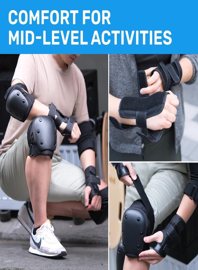 Elos Skateboard Wrist Guards for Adults & Kids - Durable & Comfortable Protective Gear for Roller Skating, Skateboarding & Rollerblading - Ideal Stocking Stuffer (Wrist Guards, Large) - Image 3