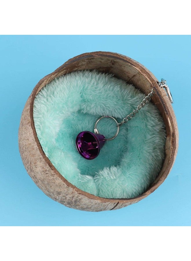 klarako Natural Coconut Husk Bird Breeding Nest Bed Cage Hatching Nest with Mat