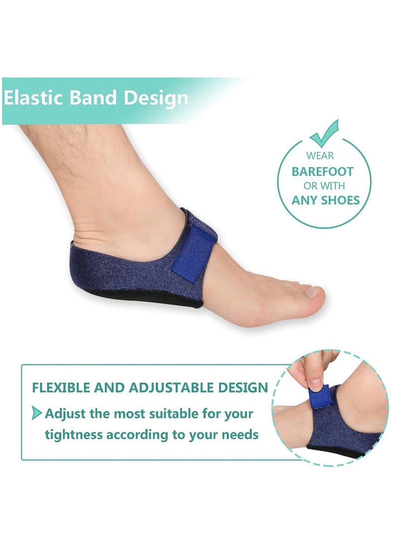 Generic Heel Protectors, Gel Heel Cups, Heel Cushion Support for Plantar Fasciitis, Heel Pain, Heel Pads Great for Aching Feet,Tendinitis, Bone spur, Cracked Heel Repair,for Men & Women (2 PCS)  - Image 2