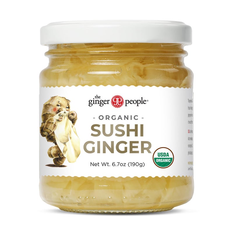 The Ginger People Organic Pickled Sushi Ginger, No Artificial Ingredients, 6.7 oz (Pack of 1) - Image 1